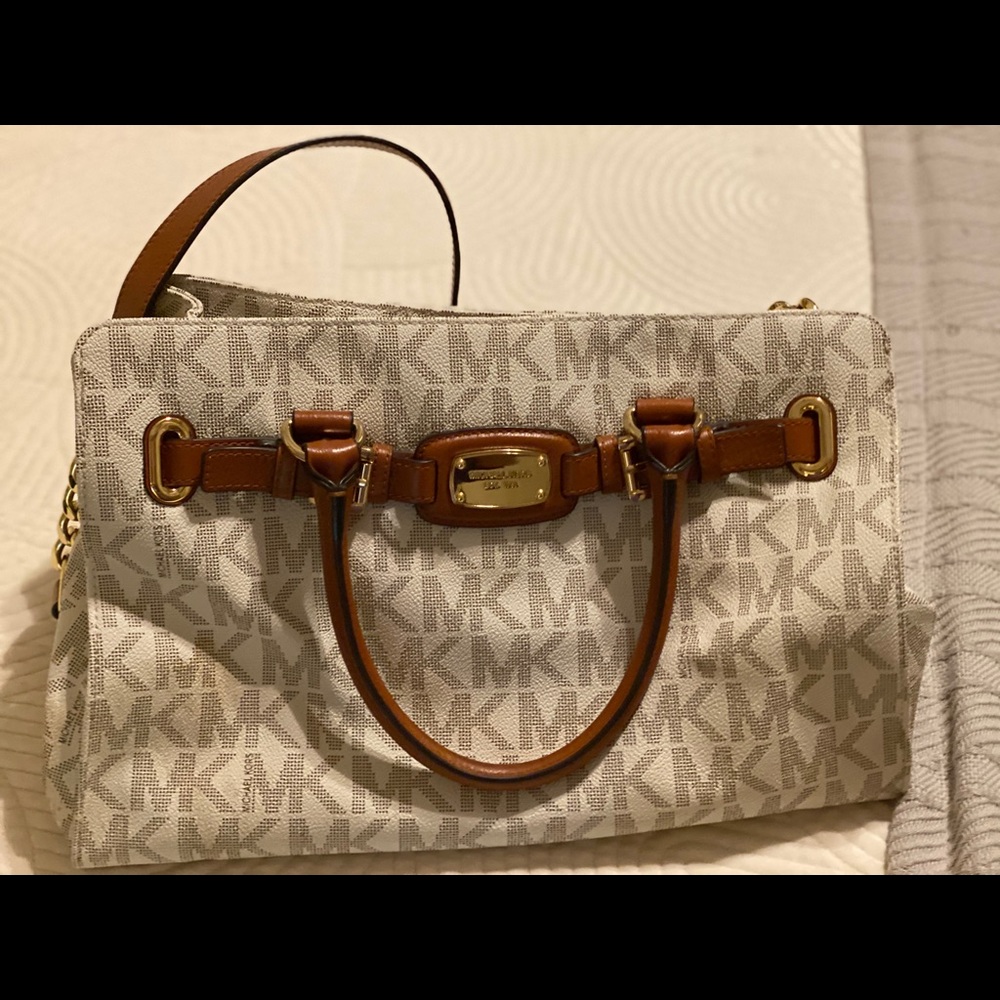 MIchael Kors Hamilton Logo Satchel